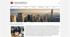 Desktop Screenshot of chancompanyllc.us